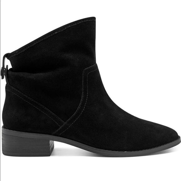 Lucky Brand Lillian soft suede ankle bootie size 7,5 new - Picture 1 of 10